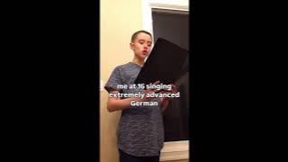Download lagu Me at 16 singing extremely advanced german (credit: theryansutherland)