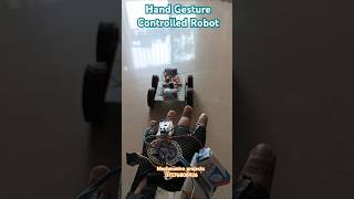Hand gesture controlled robot