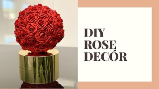 || DIY ROSE DECÓR || Step by Step Tutorial