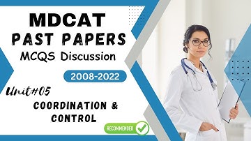 MDCAT | Past Paper MCQS on Coordination & Control (Nervous and Chemical Coordination)