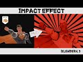【Blender4.3】Create impact effect is easy【Tutorial(Japanese)】