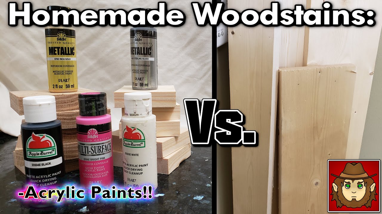 HOW TO STAIN WOOD FOR CRAFTS  STAINING 101 - SUPER QUICK & EASY! 