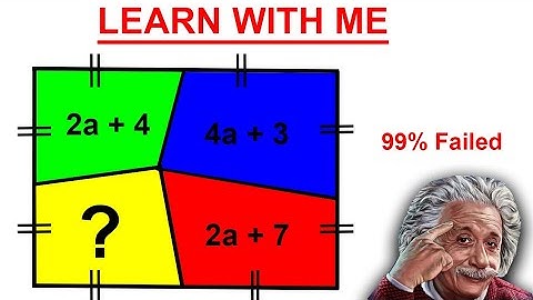 Geometry || Solve for the missing Portion || Math Olympiad Question