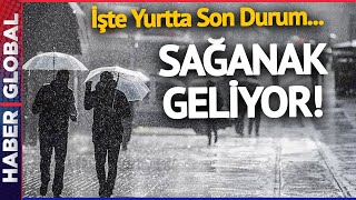 Sıcaklara Aldanmayın Sağanak Yağmur Geliyor! İşte Yurtta Son Hava Durumu... Resimi