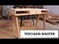 Escritorio con terciado master mueblería - Parte 1