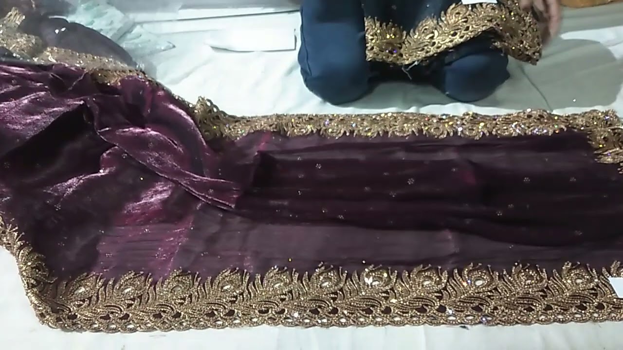 Naye Sal 2024 ki nai design Jimmy Choo saree contact=9694998383