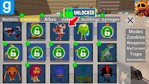 New Update Nextbots in playground mod! 8.2.0 Add New Characters