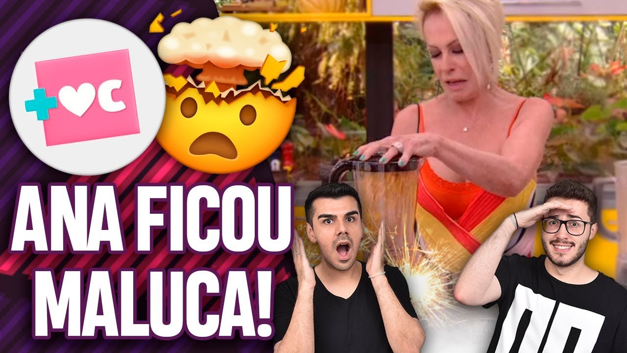 ANA MARIA BRAGA QUEBRA TUDO AO VIVO NO MAIS VOCÊ NA GLOBO! | Virou Festa