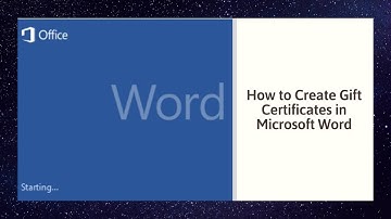 How to Create Gift Certificates in Microsoft Word