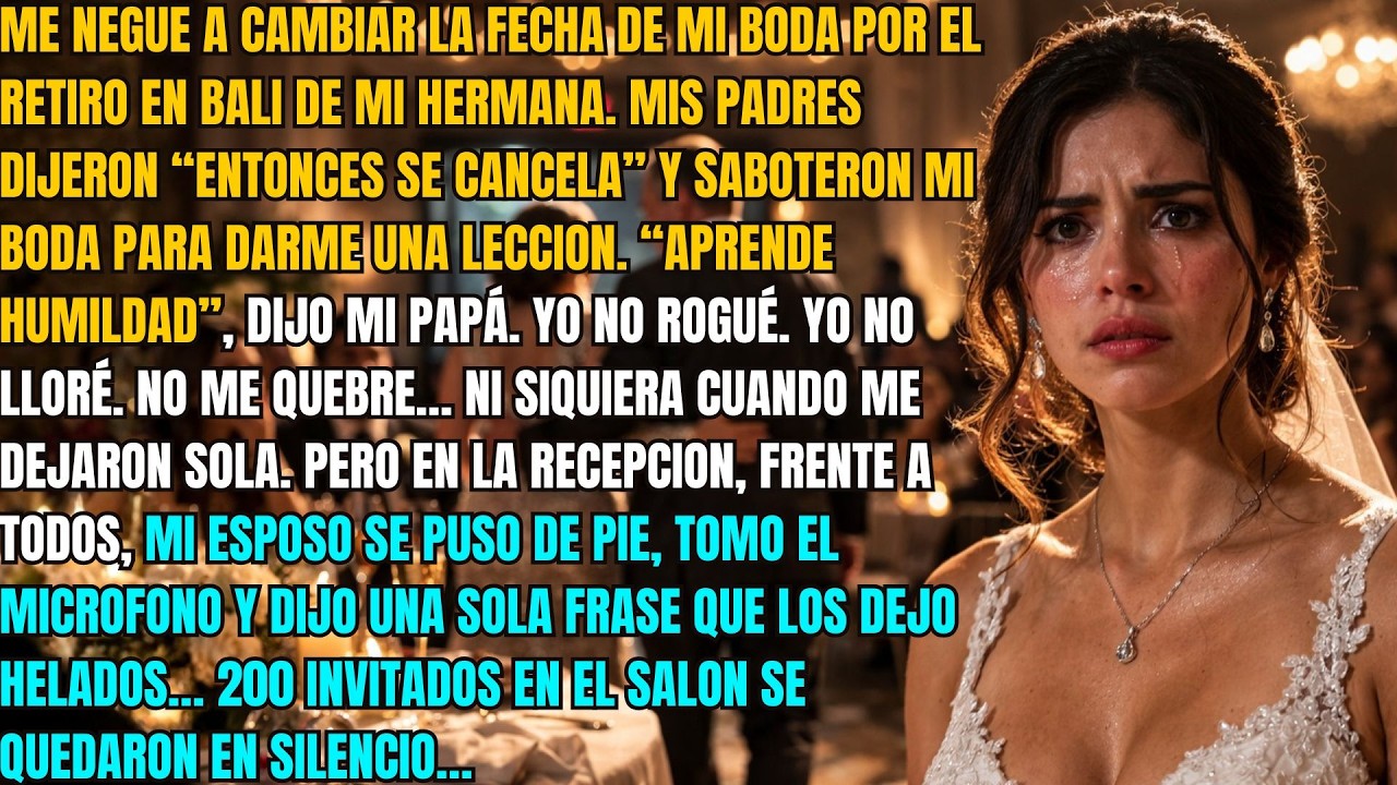 Mis Padres ARRUINARON Mi BODA Por NEGARME A CAMBIARLA… 😳💍...