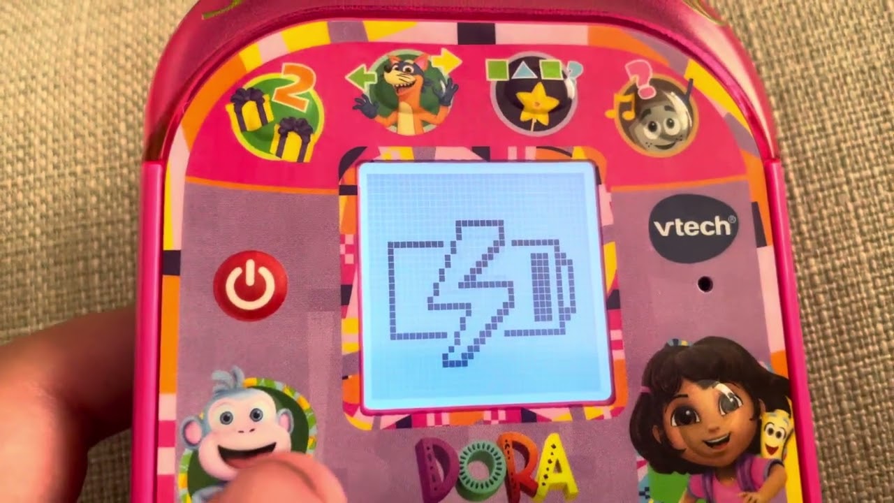 VTech Dora the explorer my adventure calls learning phone on low batteries on BandLab