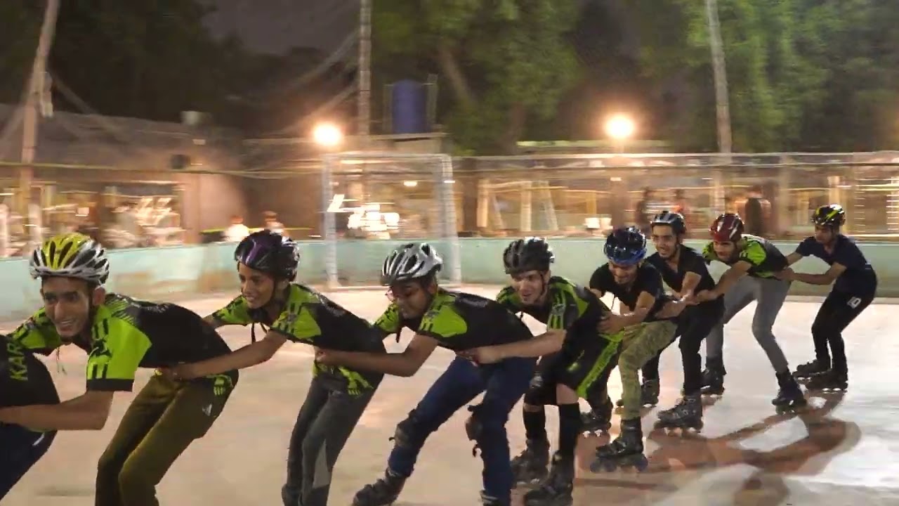 🎥 Nazimabad Skating Club – Student Training Session📍 Karachi,  Coach: Khan Muhammad | 📞 0300-269348