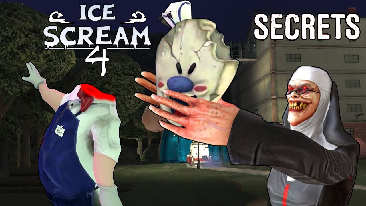 Ice Scream 4 Solved! Complete Walkthrough! We Beat Rod! 