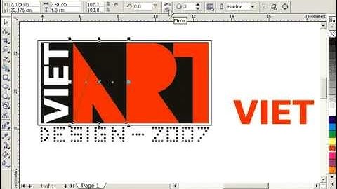 học corel idraw x3 bài 1.5 thực hành