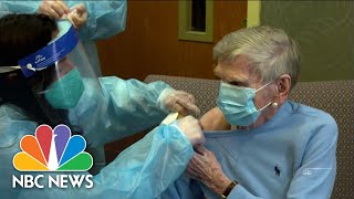 Covid Vaccine Administered At Long-Term Care Facilities In The U.S. | NBC Nightly News