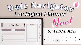 New! How to add a Date Navigator to your Digital Planner