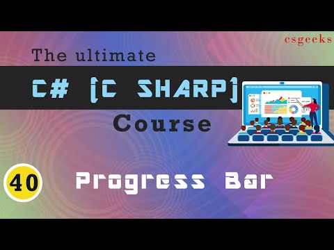 Visual Studio C# Tutorial 40 ProgressBar