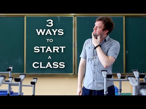 Video: How Unusual To Start A Lesson