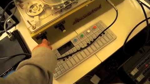 Analog Delay and modular synthesizer Binson Echorec special + Ems Synthi