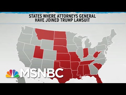 17 States Say Texas Should Decide Swing States' Elections | Rachel Maddow | MSNBC