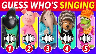 🔊 Guess Who's SINGING...! 🎤🐷🐨 Sing 1 \& 2 | Johnny, Rosita, Meena, Gunter