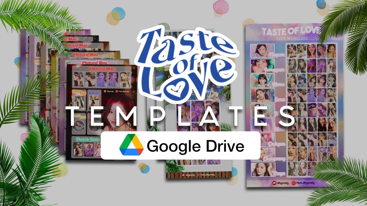 Twice Taste Of Love All Photocard Templates Link In Description Youtube