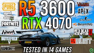 Ryzen 5 3600 + RTX 4070  Tested in 2024