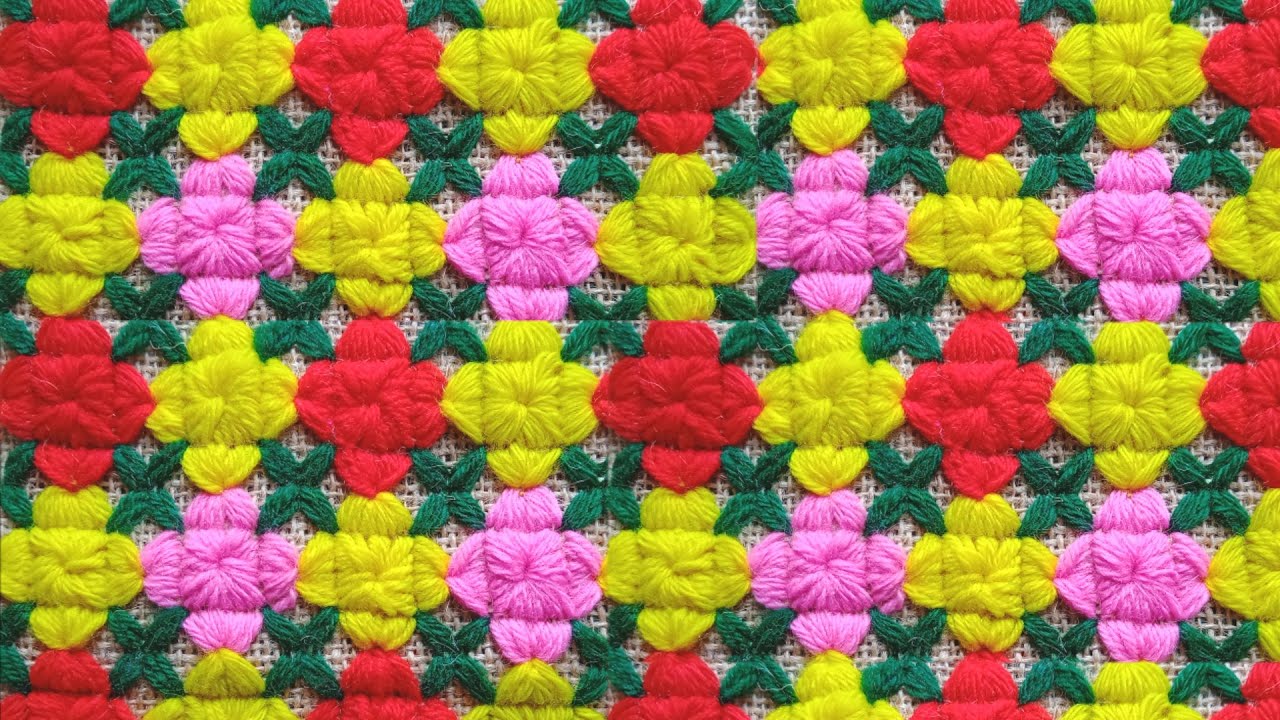 Easy Flower ashon design. ভরাট আসন বানানোর পদ্ধতি। Asan/Sitting mat/Doormat making. Legend Arts