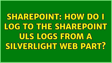 Sharepoint: How do I log to the SharePoint ULS logs from a Silverlight web part?