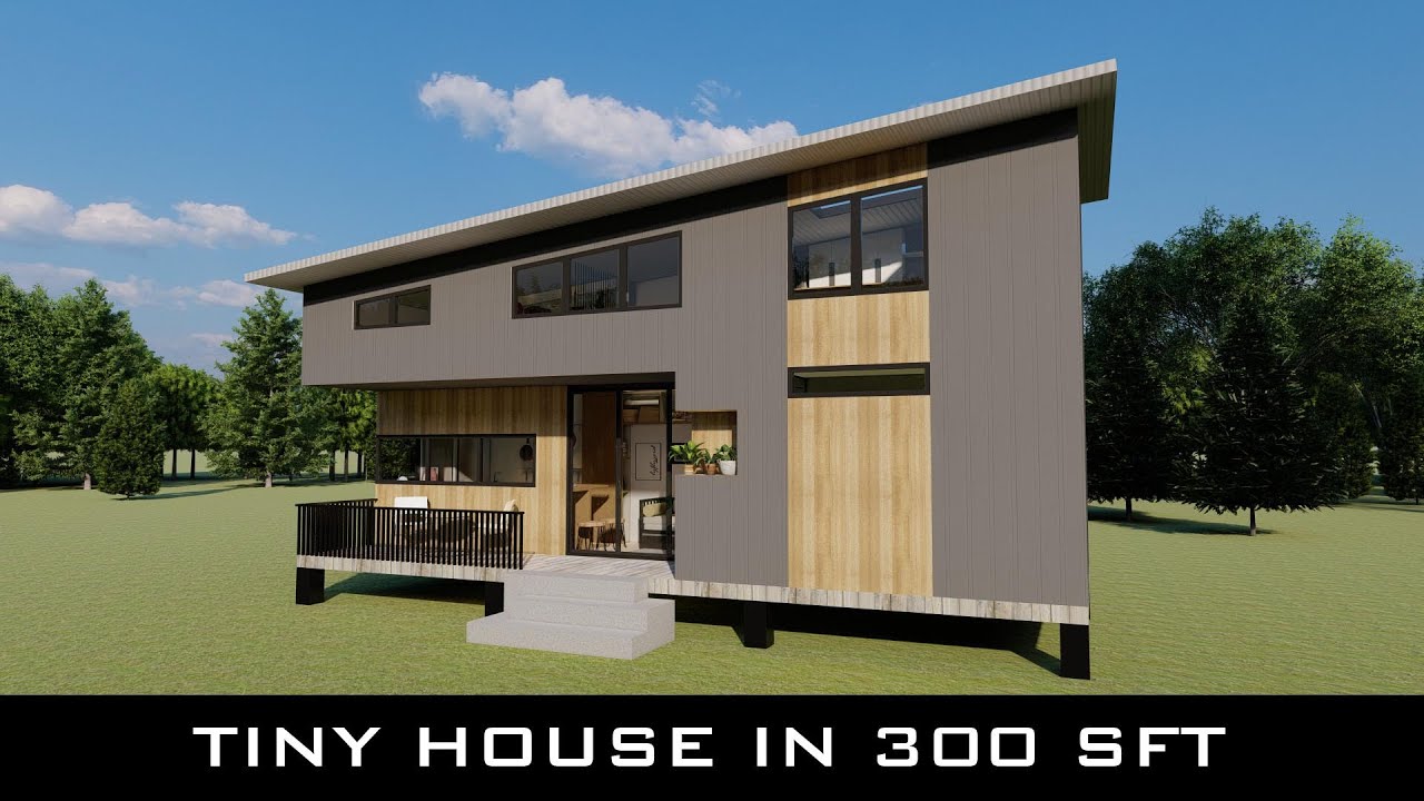 A 300 SFT COMPACT HOUSE | TINY HOUSE | ARCHDIAS