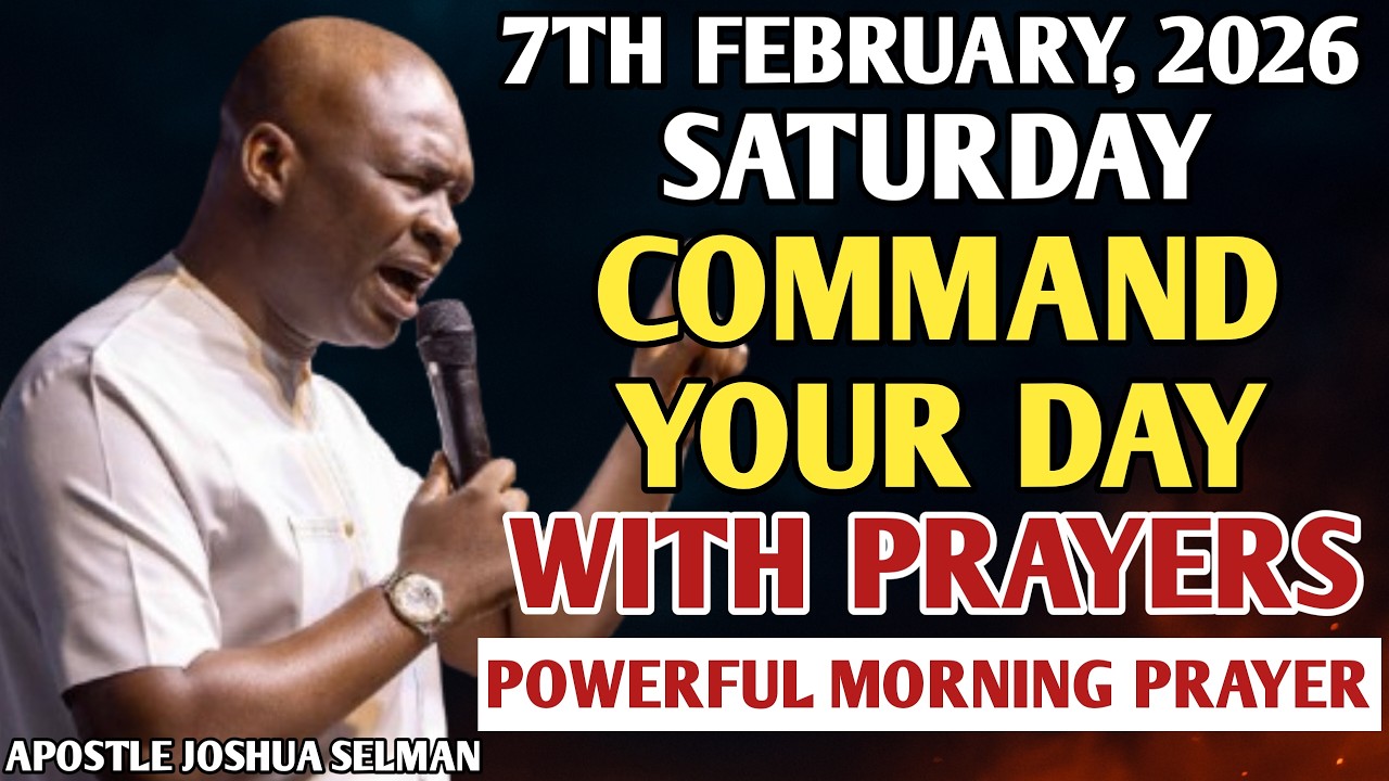 [SATURDAY, 7TH MARCH] START YOUR MORNING WITH PRAYERS | SPIRITUAL PRAYER BY APOSTLE JOSHUA SELMAN