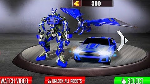 Dragon Robot Car Transform: Mega Robot Transforming Game 2021 - Android Gameplay