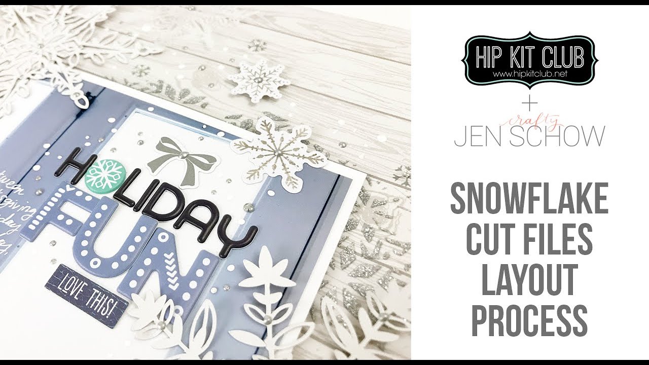 Hip Kit Club | Holiday Fun Layout with Jen Schow