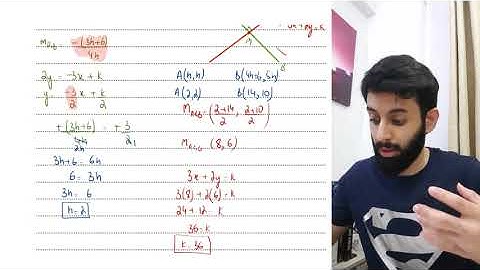 AS level Math P1 - Coordinate Geometry - Past Paper Question