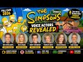 The Simpsons Cast Then and Now