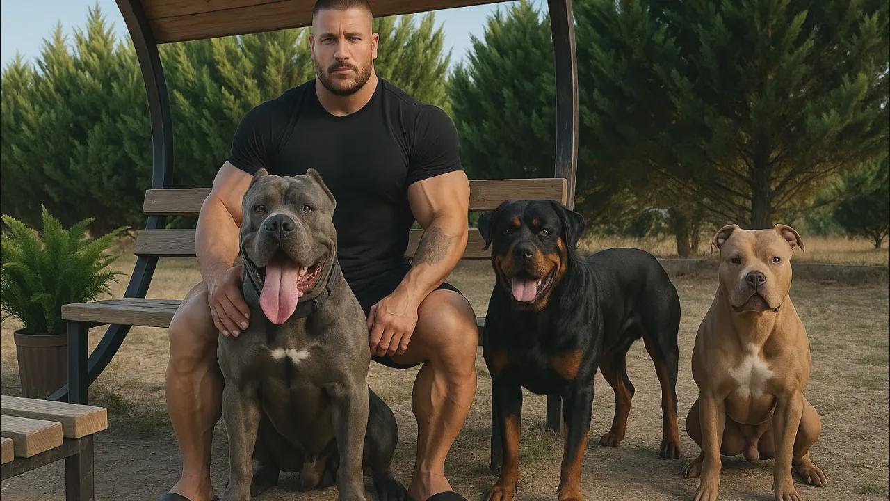 Легендарный Blue Cane Corso показал, кто тут главный!