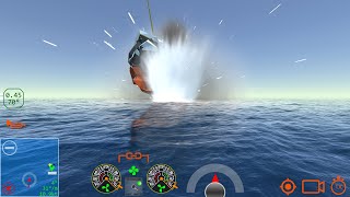 Titanic Hit a Sea Mine and Sinking - Ship Handling Simulator - Ship Mooring 3D screenshot 3