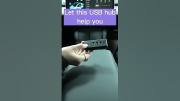 The hidden charging spot #tesla #shorts #caraccessories #fyp