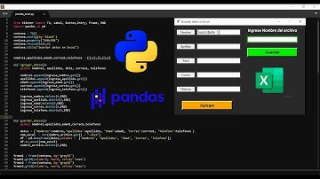 Formulario de Registro en Python usando Pandas y Tkinter