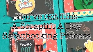 Day 26-A Scraplift a Day (Jan) | Scrapbooking Process
