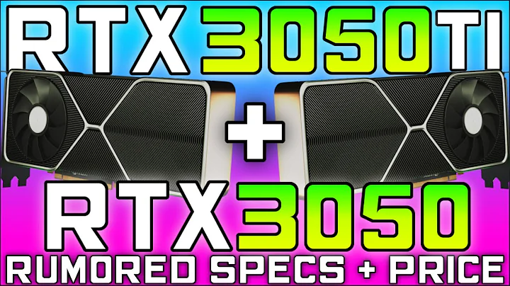 Découvrez les spécifications exclusives de RTX 3050Ti + RTX 3050 - GPU à ray tracing budget!