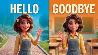 Learn English : Lesson 1 - How to say Hello and Goodbye