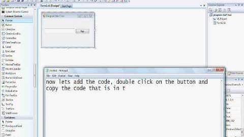 Visual Basic 2008 Tutorial: Program Start Tool