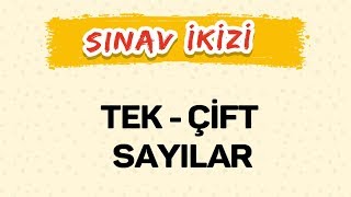 TEK ÇİFT SAYILAR - Yeni Nesil Sorular - Şenol Hoca