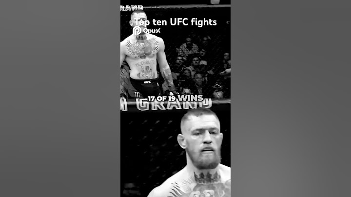 One of the top ten ufc fight’s ever #ufc #natediaz #connormacgregor