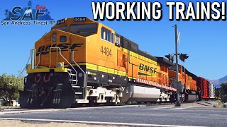 SA'F #557  Working Trains In FiveM! | GTA V RP