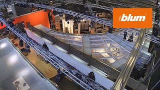 First impressions of our booth | Blum EXPLORES interzum 2023