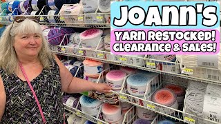 Joann's Yarn Restocked, Clearance Yarns and Sales!!!  Lets take a Look!!  #joanns