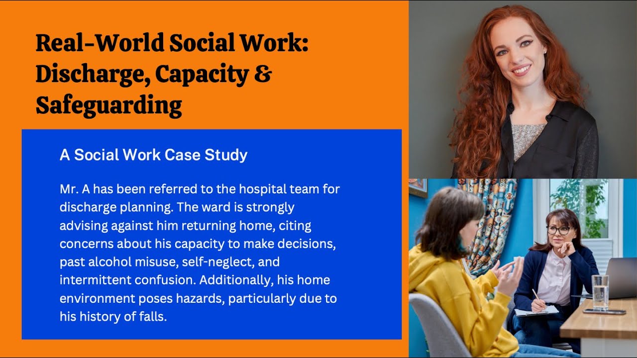Social Work Case Study Analysis: Hospital Discharge, Capacity and Safeguarding Challenges