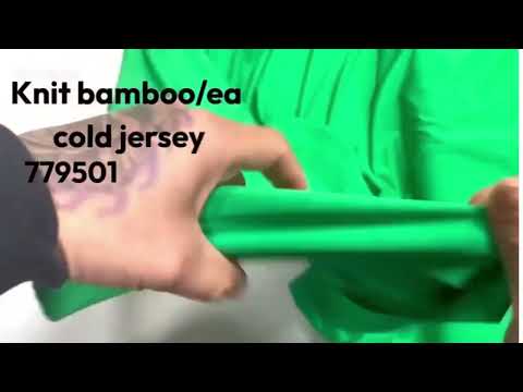Knit bamboo/ea cold jersey video